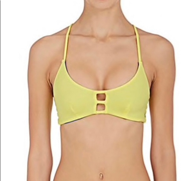 SOLE EAST SWIM BLUE & YELLOW REVERSIBLE BIKINI - Picture 3 of 8